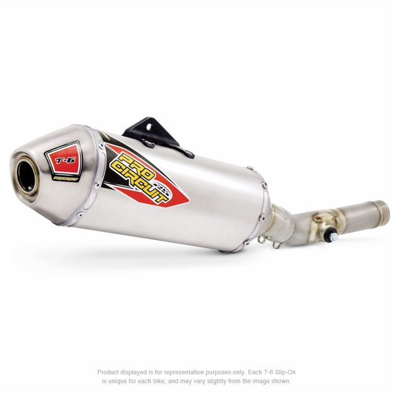 Pro Circuit T - 6 Stainless Muffler 2016 - 18 Suzuki RM - Z250 | 0141625A - MojoMotoSport.com