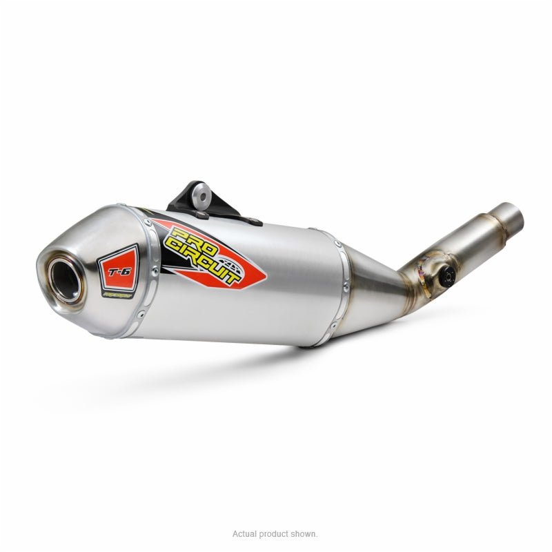 Pro Circuit T - 6 Stainless Muffler 2019 - 22 Kawasaki KX450/XC | 0121945A - MojoMotoSport.com