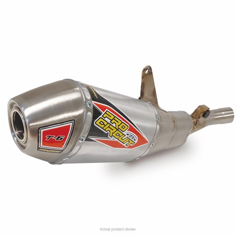 Pro Circuit T - 6 Stainless Muffler 2022 Honda CRF250R | 0112225A - MojoMotoSport.com