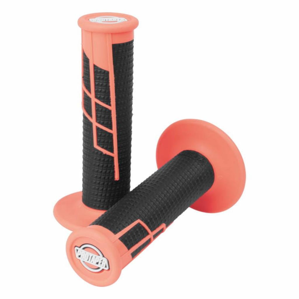 Pro Taper - Clamp - On Half Waffle Grips - MojoMotoSport.com