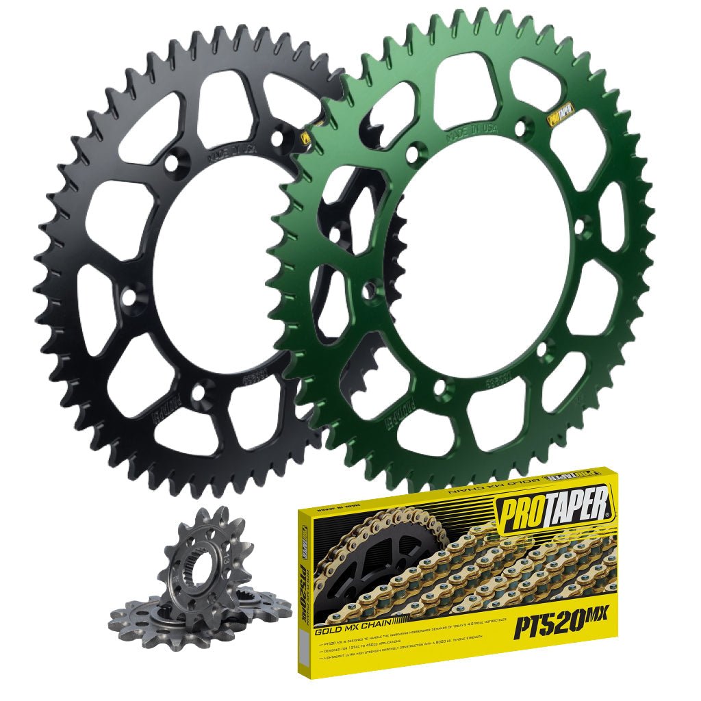 ProTaper Gold Series Chain & Sprocket Kit Kawasaki KX125 - MojoMotoSport.com