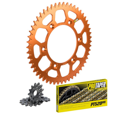 ProTaper Gold Series Chain & Sprocket Kit KTM/Husqvarna/GasGas 125 - 501 - MojoMotoSport.com