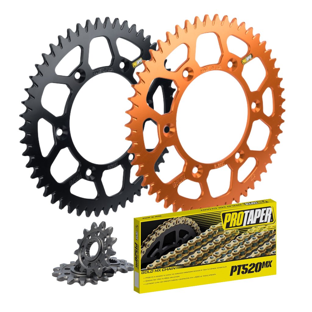 ProTaper Gold Series Chain & Sprocket Kit KTM/Husqvarna/GasGas 125 - 501 - MojoMotoSport.com