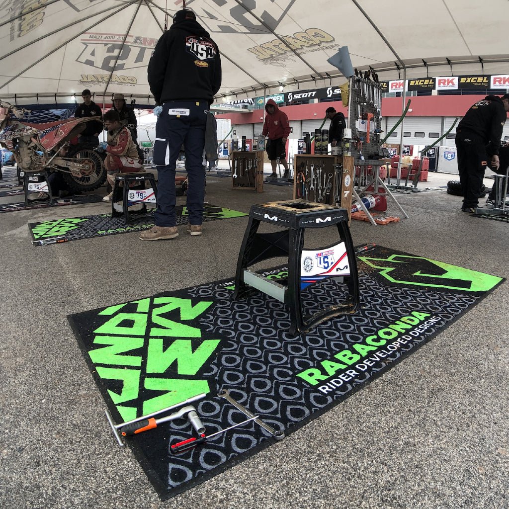 Rabaconda Motorcycle Pit Mat - MojoMotoSport.com