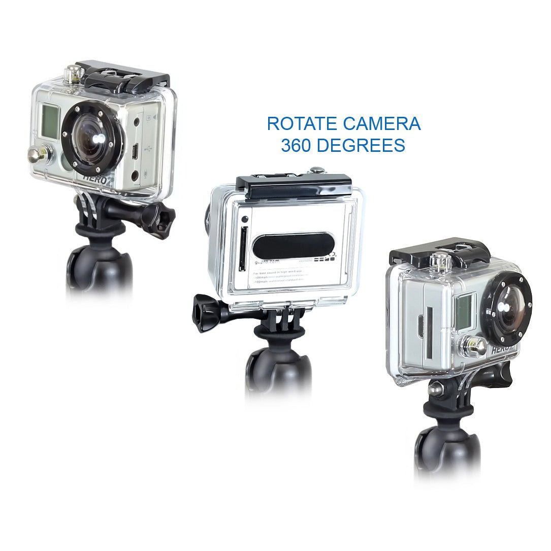 Ram Action Camera Universal Ball Adapter | RAP - B - 202U - GOP1 - MojoMotoSport.com