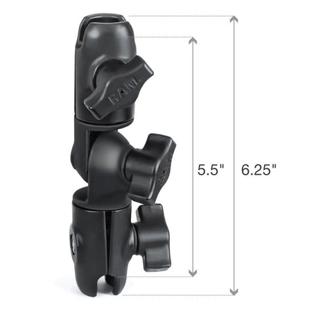 Ram Composite Double Socket Swivel & Ratchet Arm | RAP - B - 200 - 2U - MojoMotoSport.com