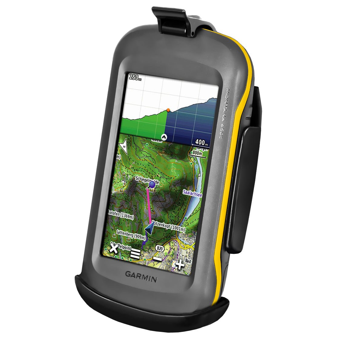 Ram Form - Fit Cradle for Garmin Montana 600/650/650T/680/680T | RAM - HOL - GA46U - MojoMotoSport.com