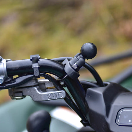 Ram Handlebar U - Bolt Base for Rails 0.5" - 1.25" in Diameter - B Size | RAM - B - 231ZU - MojoMotoSport.com