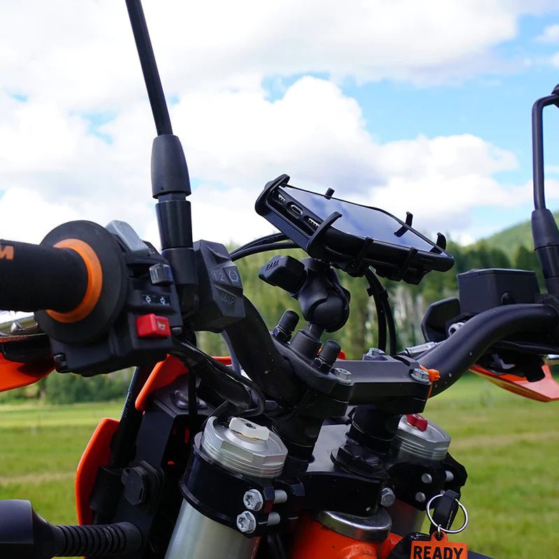 Ram Handlebar U - Bolt Base for Rails 0.5" - 1.25" in Diameter - B Size | RAM - B - 231ZU - MojoMotoSport.com