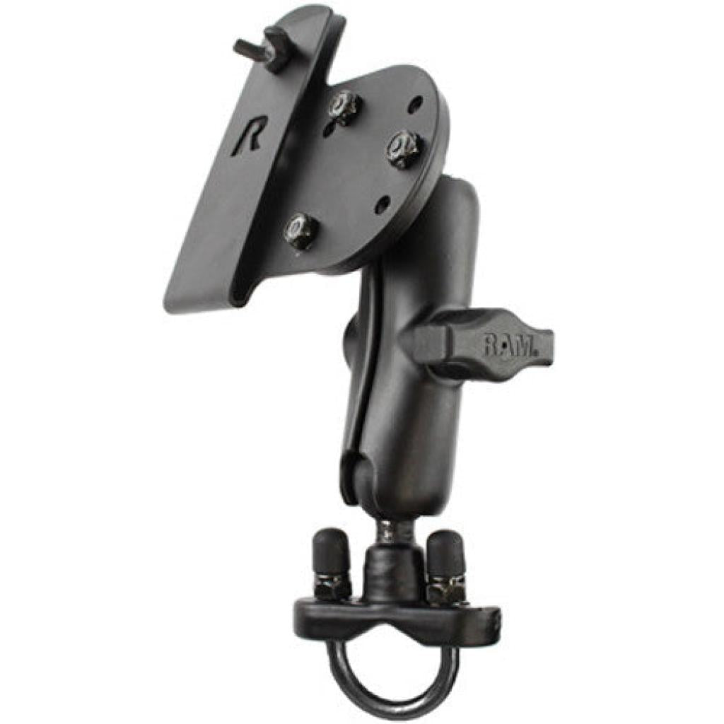 Ram Handlebar U - Bolt Double Ball Mount w/ Gun Holster Clip | RAM - B - 149Z - GUN1 - MojoMotoSport.com