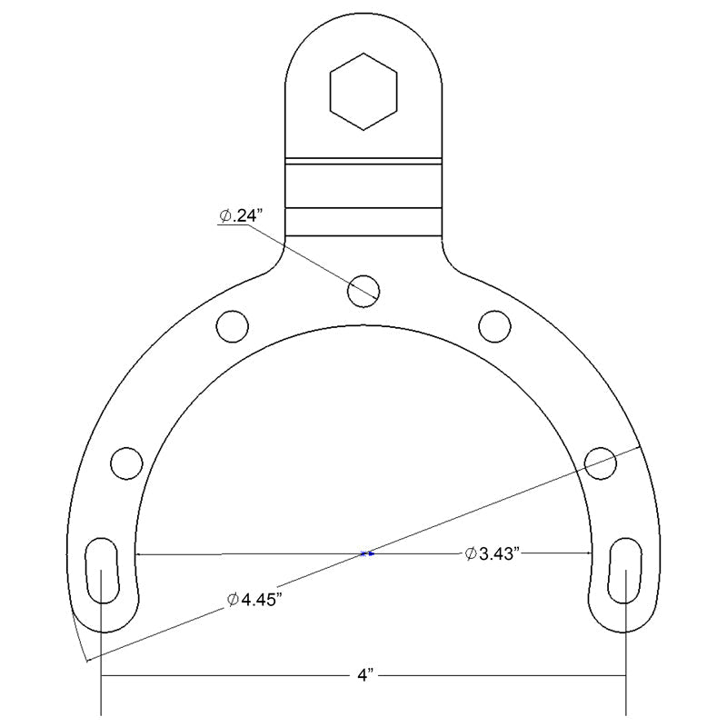 Ram Large Gas Tank Ball Base for Motorcycles | RAM - B - 411U - MojoMotoSport.com