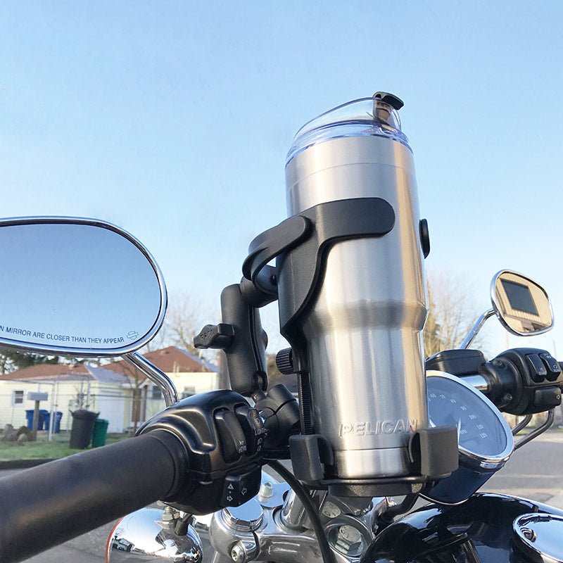 Ram Level Cup XL 32oz Drink Holder w/ Ball | RAP - B - 417B - MojoMotoSport.com