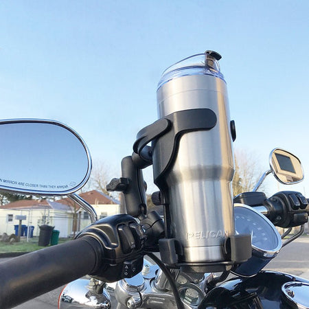 Ram Level Cup XL 32oz Drink Holder w/ Ball | RAP - B - 417B - MojoMotoSport.com