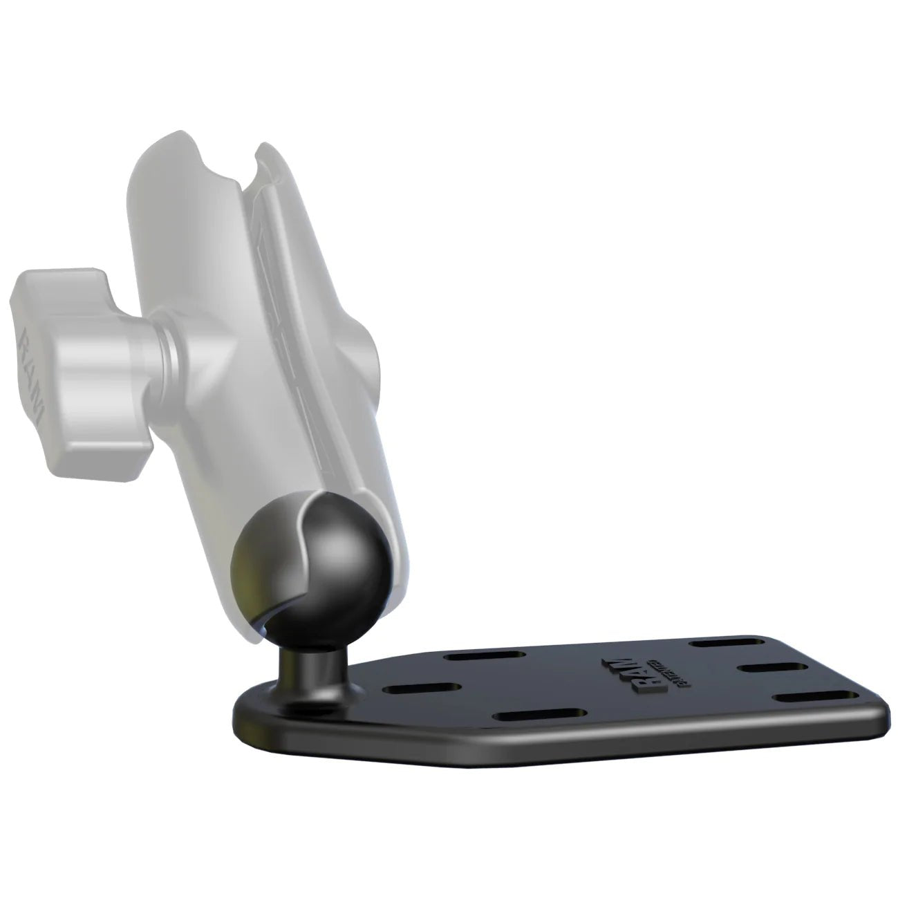 Ram Offset Reservoir Cover Ball Base | RAM - B - 346U - MojoMotoSport.com