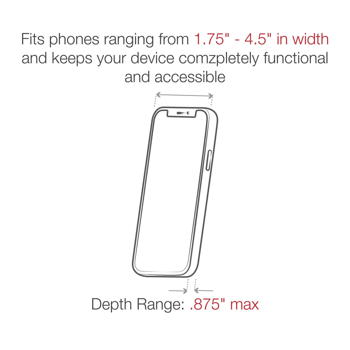Ram X - Grip Large Phone Holder w/ Ball - B Size | RAM - HOL - UN10BU - MojoMotoSport.com