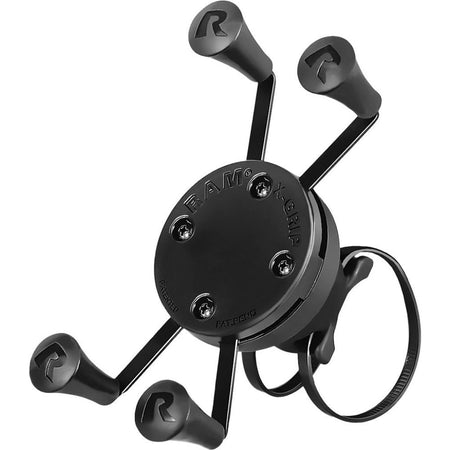 Ram X - Grip Phone Mount w/ RAM EZ - On/Off Bicycle Base | RAP - 274 - 1 - UN7 - MojoMotoSport.com