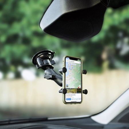 Ram X - Grip Universal Phone Holder w/ Ball - B Size | RAM - HOL - UN7BU - MojoMotoSport.com