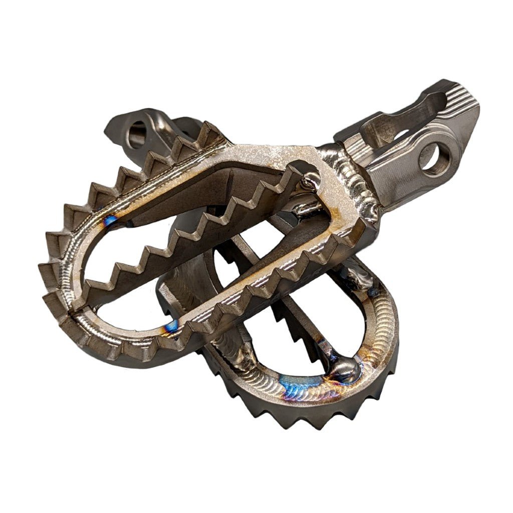 Raptor Apex Titanium 5mm Back Foot Pegs KTM/HUS 2023+ ( - 5MM) | RX023 5MM BACK - MojoMotoSport.com