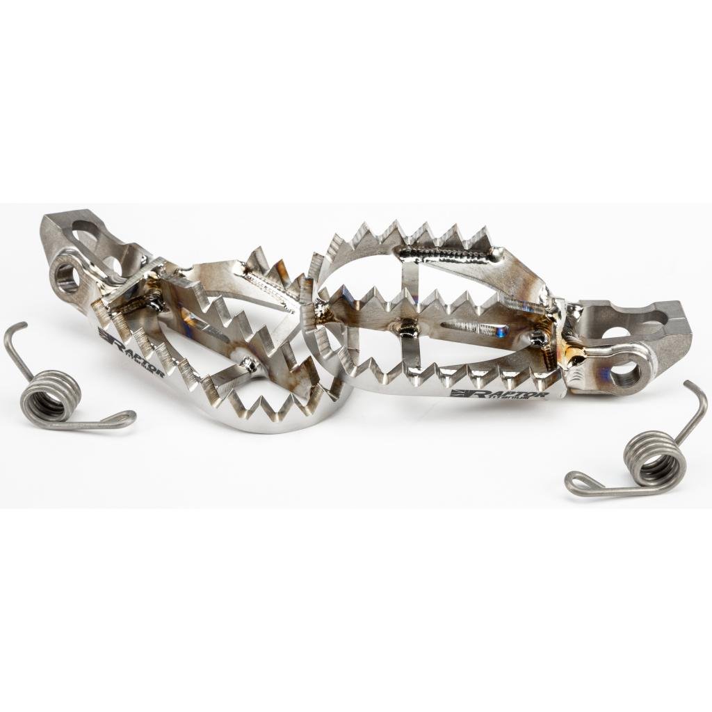 Raptor Titanium Footpegs For KTM/HUS/GasGas | RX001 - MojoMotoSport.com