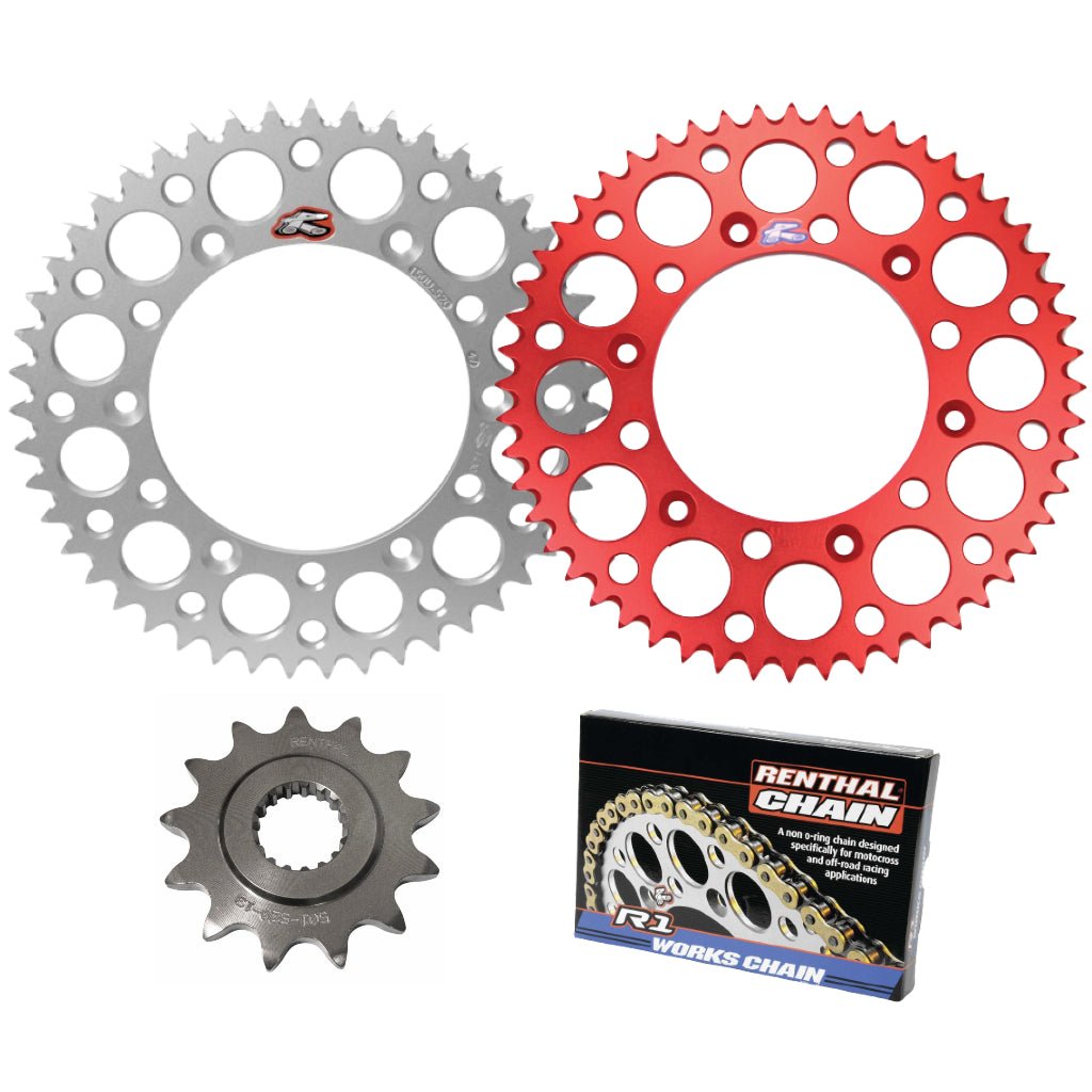 Renthal Chain & Ultralight Sprocket Kit Honda CRF150R/B '07 - 22 - MojoMotoSport.com