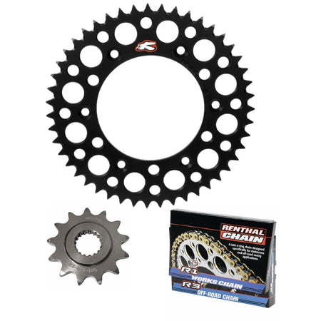 Renthal Chain & Ultralight Sprocket Kit Kawasaki KX250F '04 - 05 - MojoMotoSport.com