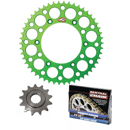 Renthal Chain & Ultralight Sprocket Kit Kawasaki KX250(F) '06 - 23 - MojoMotoSport.com