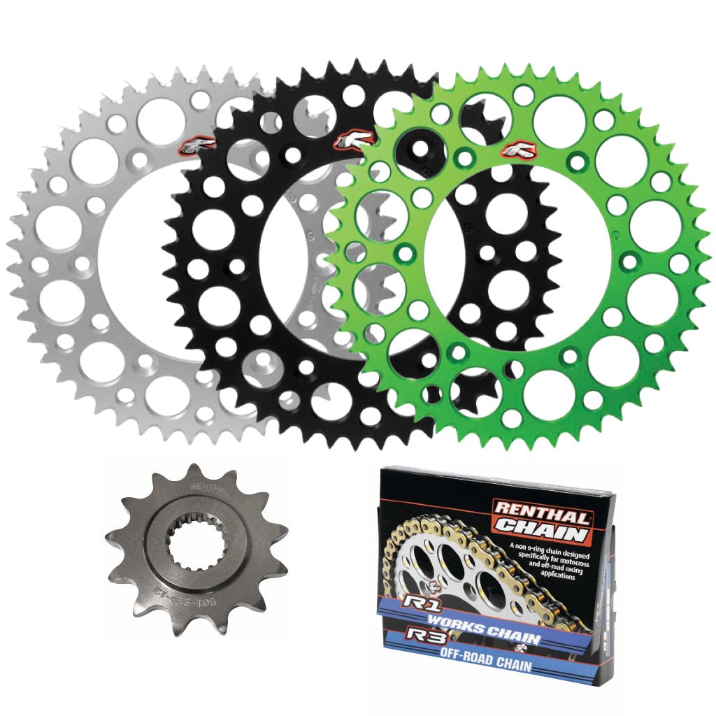 Renthal Chain & Ultralight Sprocket Kit Kawasaki KX450(F) '06 - 23 - MojoMotoSport.com