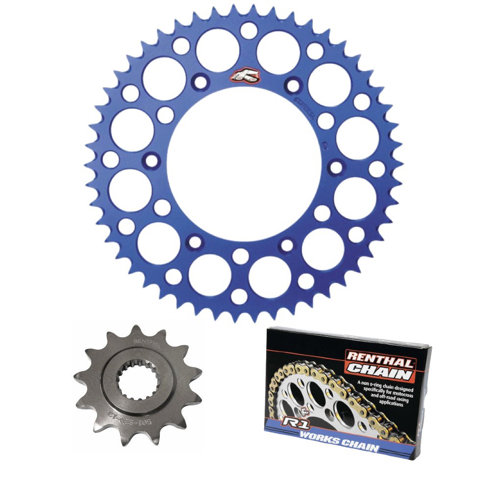 Renthal Chain & Ultralight Sprocket Kit KTM/Husqvarna/GasGas 85cc '18 - 23 - MojoMotoSport.com