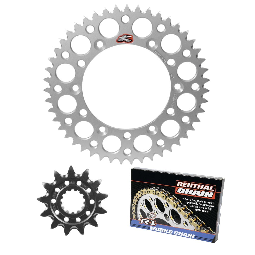 Renthal Ultralight Works Chain & Sprocket Kit Yamaha WR426F / WR450F / YZ250 / YZ250X / YZ450F / YZ450FX 1998 - on - MojoMotoSport.com