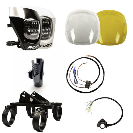Rigid Adapt XE Moto LED Light Replacement Parts - MojoMotoSport.com