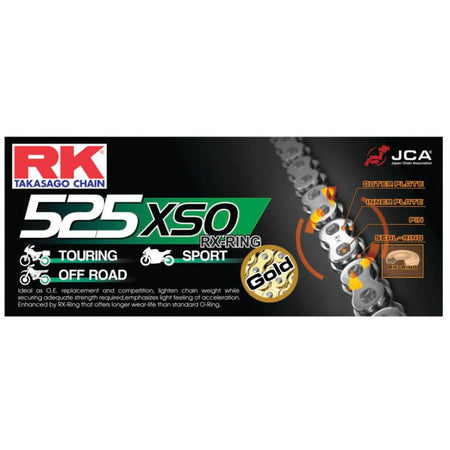 RK Chains - 525 XSO Chain - MojoMotoSport.com