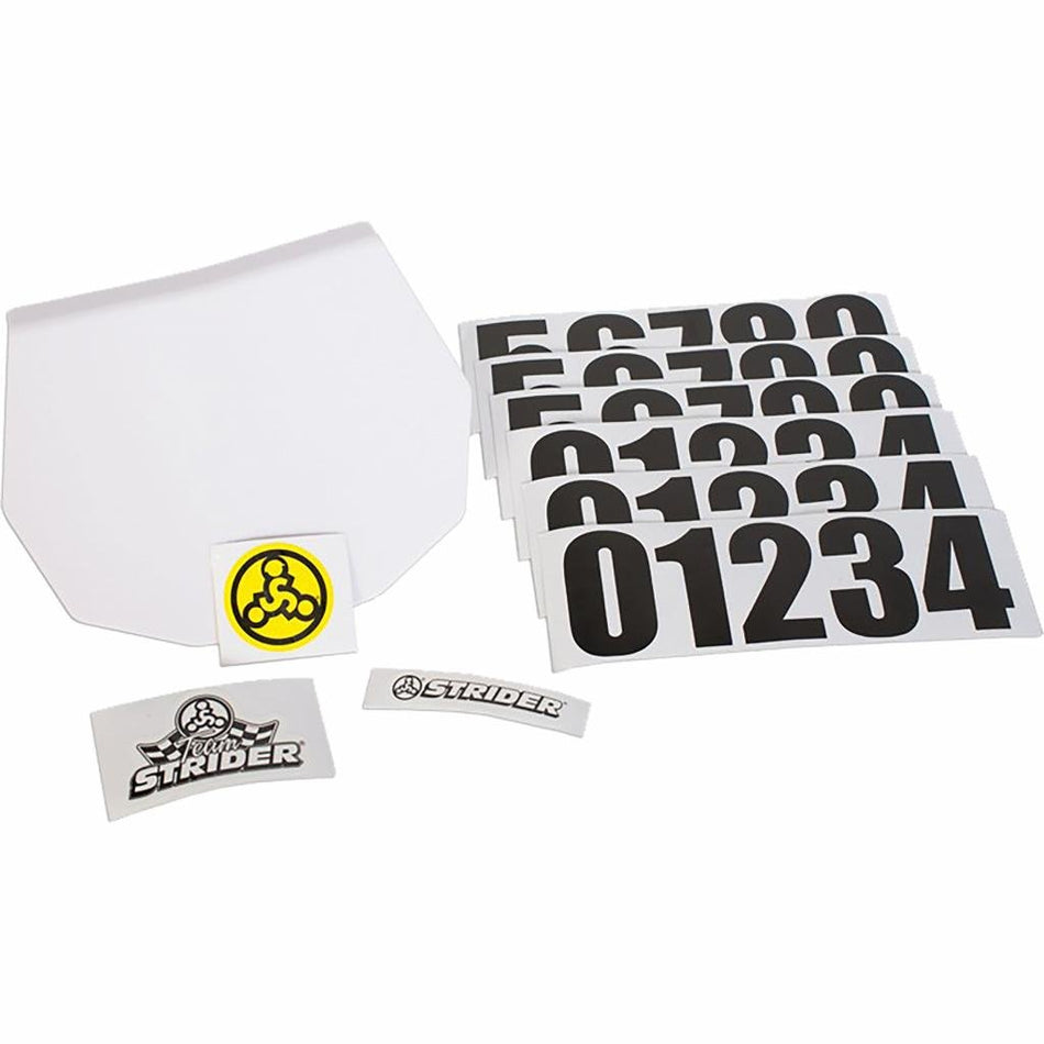 STRIDER NUMBER PLATE KIT REPLACEMENT - MojoMotoSport.com