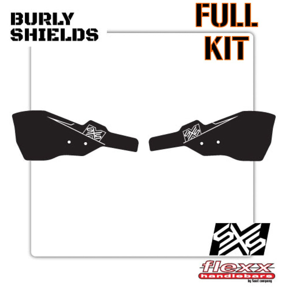 SXS Burly Handguard Shields Full Kit for Flexx Bars - MojoMotoSport.com