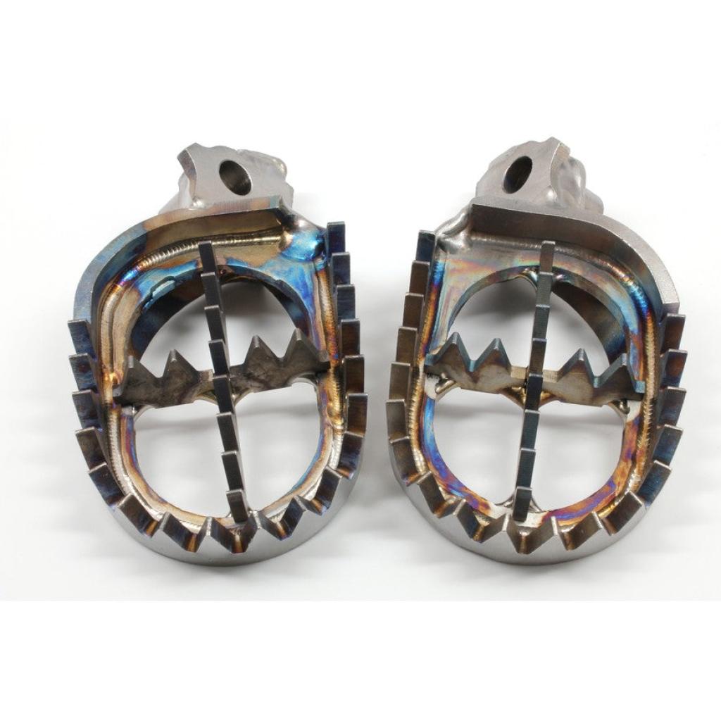 Titanium Pro Foot Pegs Yamaha YZ250F/YZ450F | 20 - 432 - MojoMotoSport.com