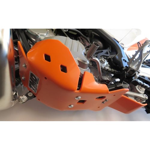 TM Designworks - KTM/Husky 125/150 Extreme Full Coverage Skid Plate With Link Guard | KHLG - 135 - MojoMotoSport.com