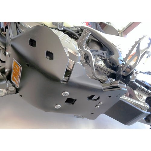 TM Designworks - KTM/Husky 125/150 Extreme Full Coverage Skid Plate With Link Guard | KHLG - 135 - MojoMotoSport.com