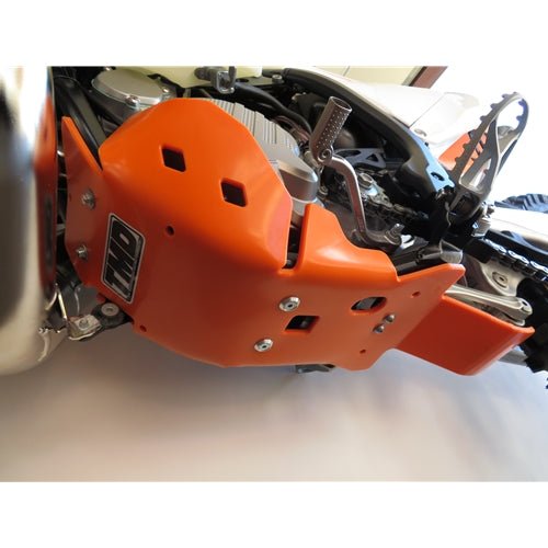 TM Designworks - KTM/Husky 250/300 (17 - 19) Extreme Full Coverage Skid Plate With Link Guard | KHLG - 253 - MojoMotoSport.com