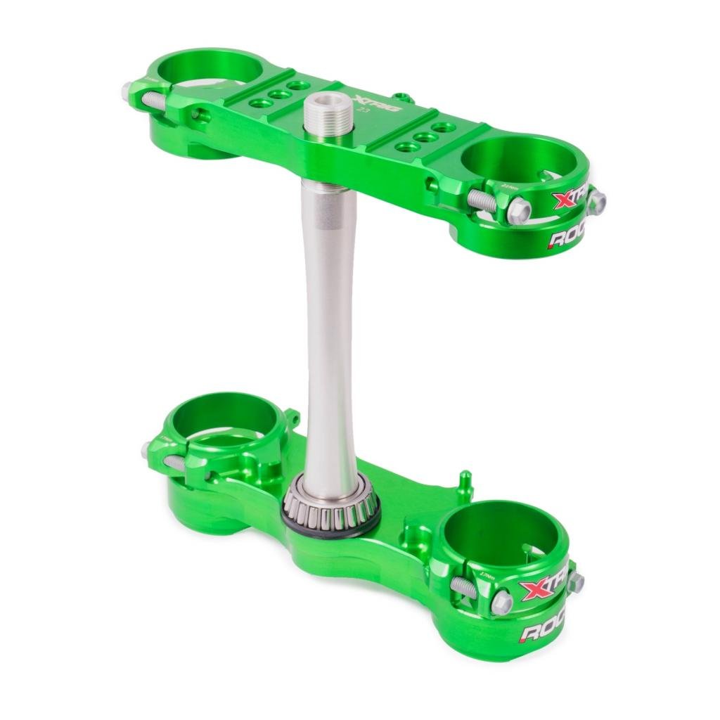 X - Trig ROCS Tech Clamp Set 2019 - 23 Kawasaki KX250/450 23mm Offset | 40301007 - MojoMotoSport.com