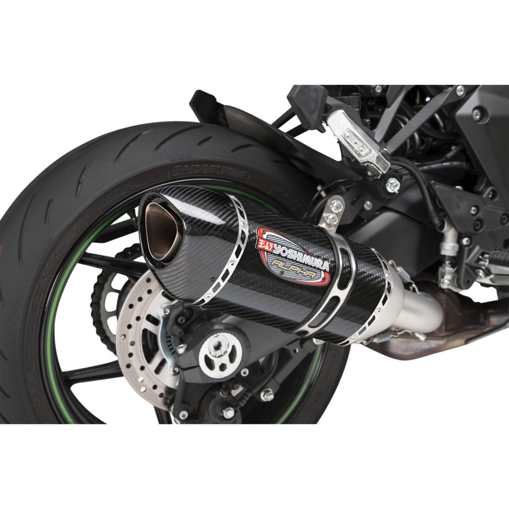 Yoshimura Alpha Slip - On Exhaust For Kawasaki Ninja 1000SX (2020 - 2023) | 14161BP220 - MojoMotoSport.com