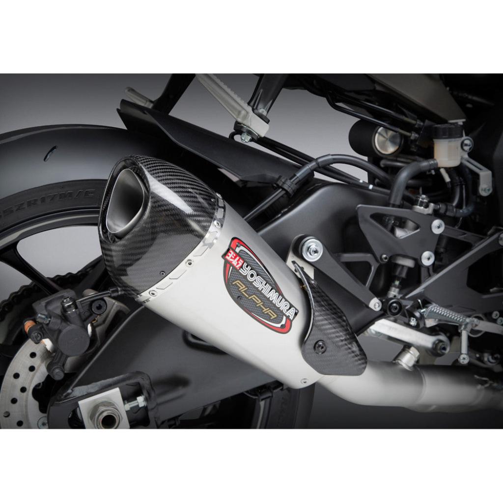 Yoshimura Alpha Slip - On Exhaust For Yamaha YZF R1 (2015 - 2023) | 13141CP520 - MojoMotoSport.com