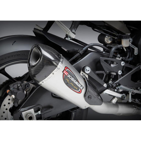 Yoshimura Alpha Slip - On Exhaust For Yamaha YZF R1 (2015 - 2023) | 13141CP520 - MojoMotoSport.com