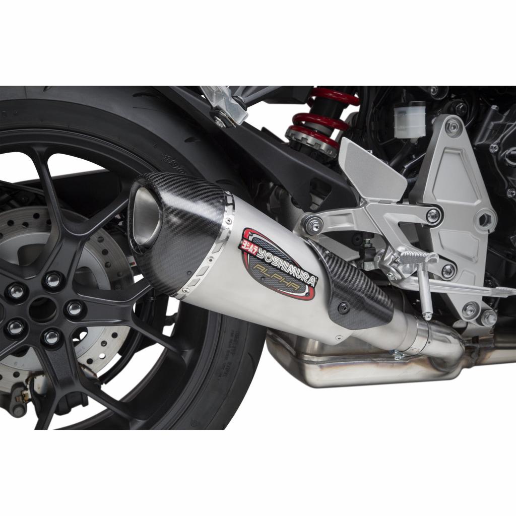 Yoshimura Alpha T Slip - On Exhaust | 12101BP520 - MojoMotoSport.com