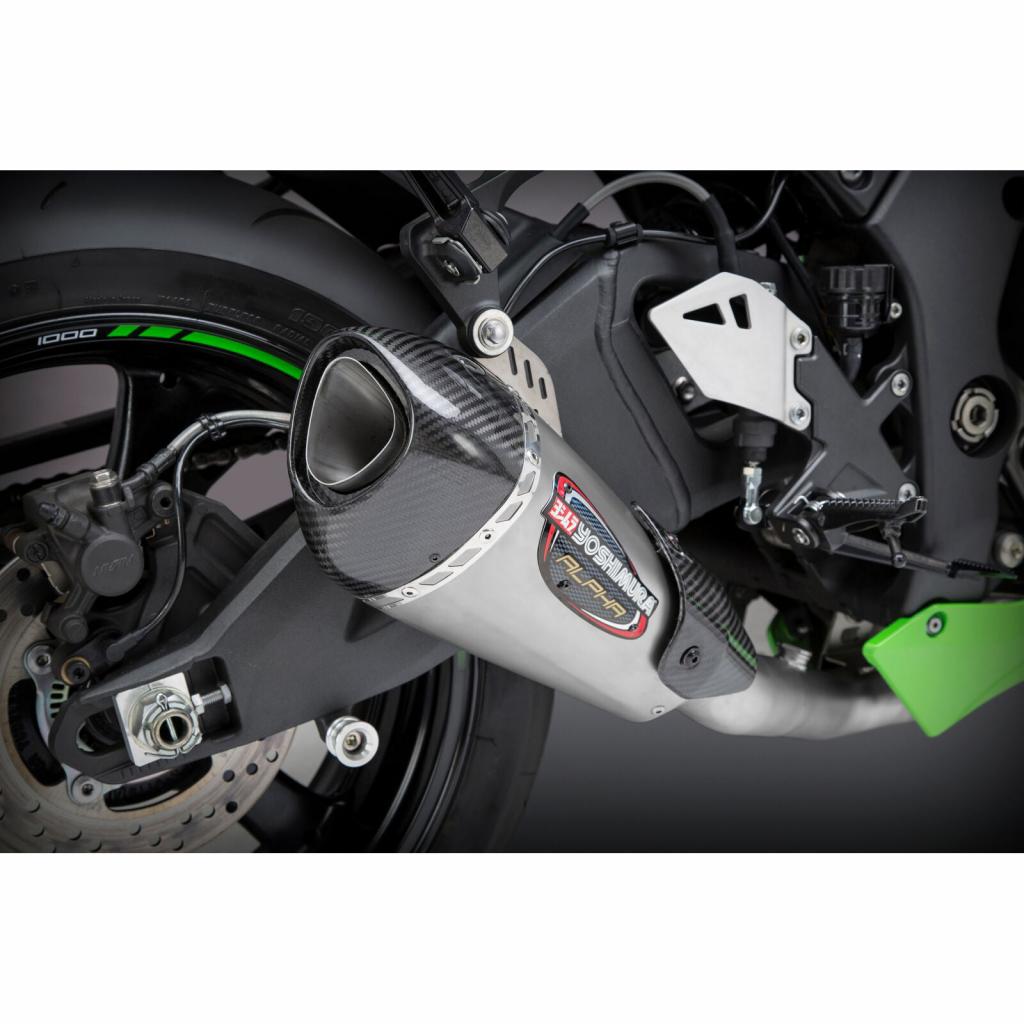 Yoshimura Alpha T Slip - On Exhaust | 14182CP520 - MojoMotoSport.com