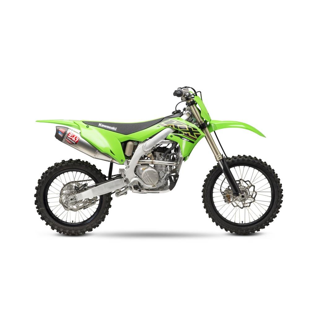 Yoshimura RS - 12 Signature Series Exhaust 2021 - UP Kawasaki KX250/X | 242940S320 - MojoMotoSport.com