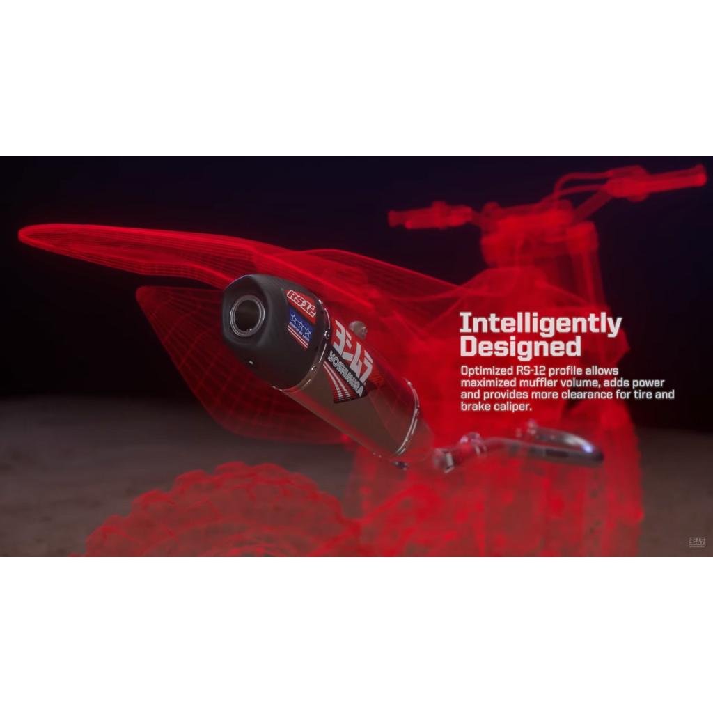 Yoshimura RS - 12 Signature Series Exhaust Honda CRF450R(X) ('21 - 23) | 225850S320 - MojoMotoSport.com