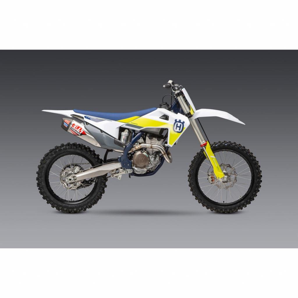 Yoshimura RS - 12 Signature Series Exhaust System KTM/HUSQ 250/350 19 - 22 / GAS GAS MC 250F | 262530S320 - MojoMotoSport.com