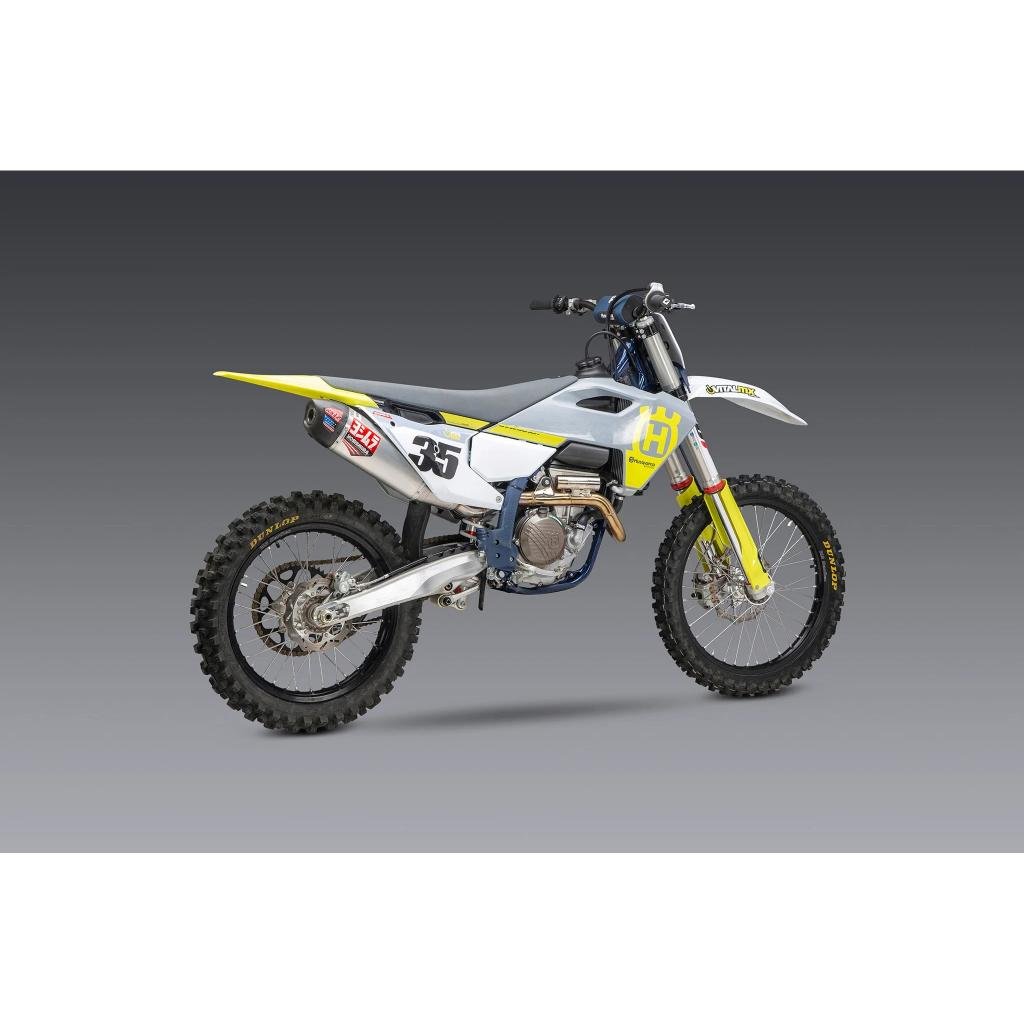 Yoshimura RS - 12 Signature Series Stainless Exhaust System 2023 KTM/Husqvarna 250/350F | 262540S320 - MojoMotoSport.com