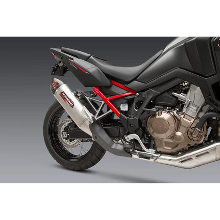 Yoshimura RS - 12 Stainless Muffler 2020 - 22 Honda Africa Twin | 12401BS520 - MojoMotoSport.com