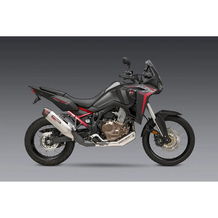 Yoshimura RS - 12 Stainless Muffler 2020 - 22 Honda Africa Twin | 12401BS520 - MojoMotoSport.com