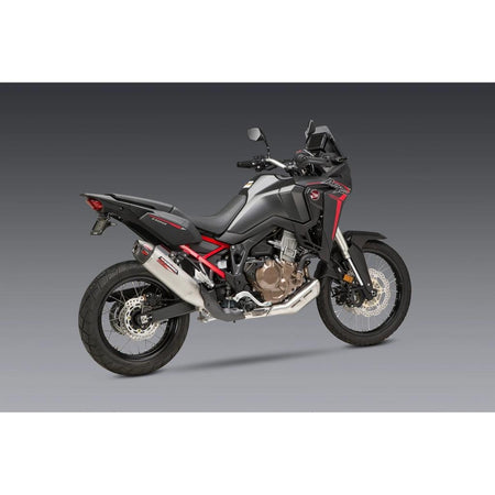 Yoshimura RS - 12 Stainless Muffler 2020 - 22 Honda Africa Twin | 12401BS520 - MojoMotoSport.com
